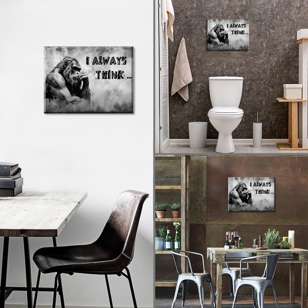 愉快なチンパンジー♪ カラフルアート 楽しい毎日のお部屋のインテリア